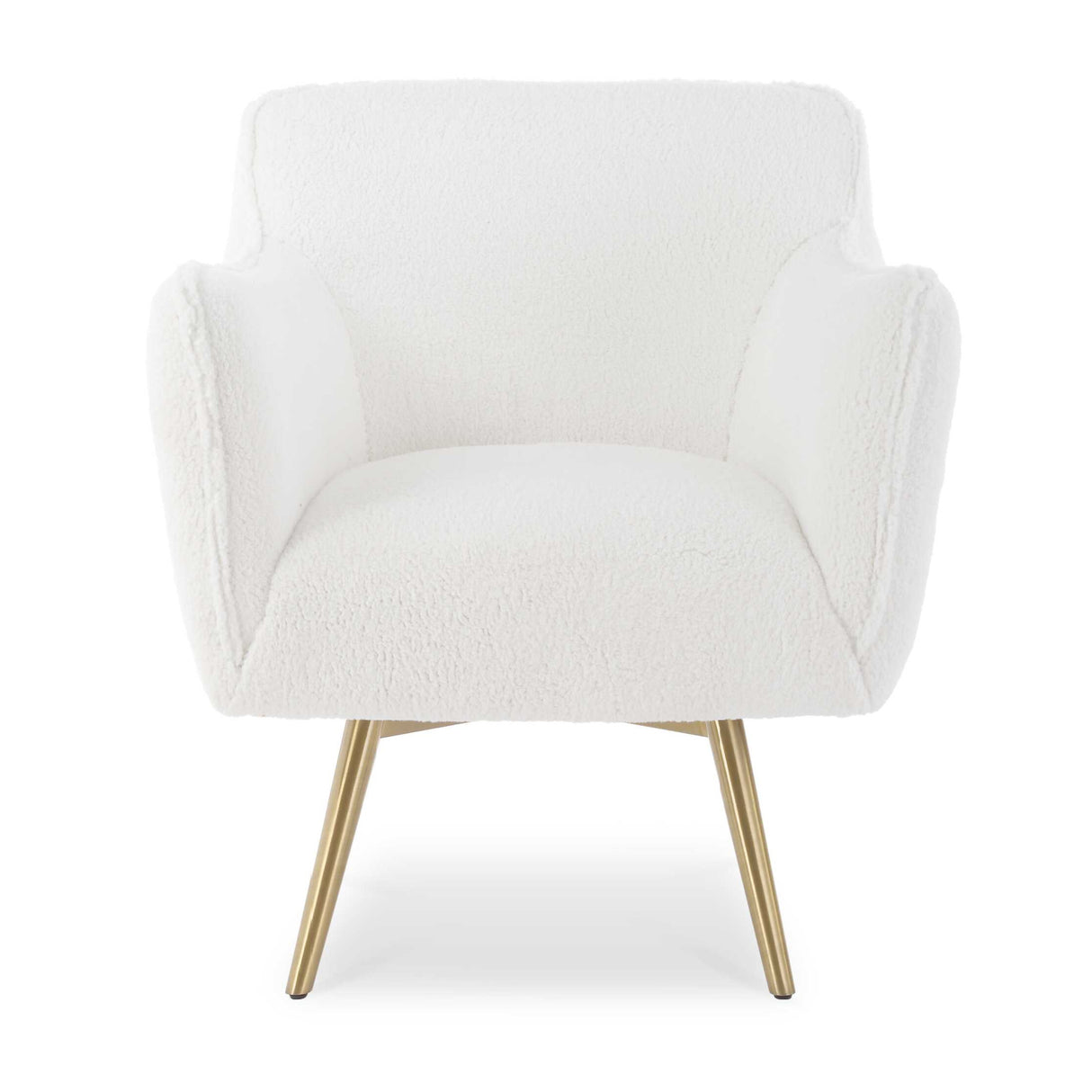   White Sheepskin Swivel Chair | Oroa.com
