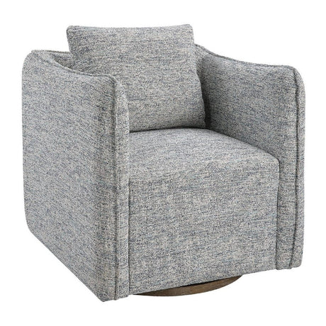 Flanged Edge Swivel Chair | Uttermost Corben