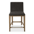 Modern European furniture - Brown Padded Counter Stool - www.oroa.com
