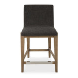 Modern European furniture - Brown Padded Counter Stool - www.oroa.com