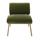 Green Velvet Accent Chair | Uttermost Knoll