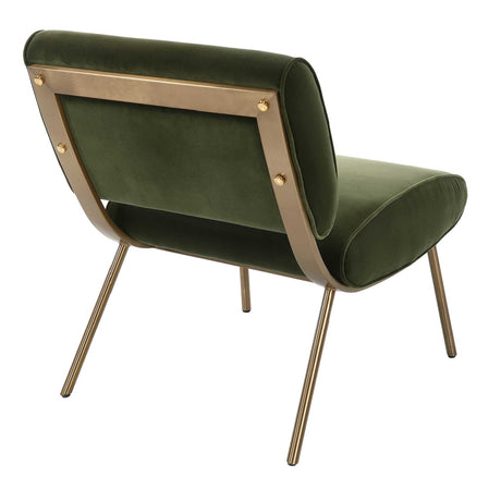 Green Velvet Accent Chair | Uttermost Knoll