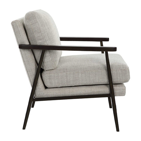 Neutral-Toned Fabric Accent Chair | Uttermost Sebastian