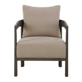Beige Boucle Accent Chair | Uttermost Sienna