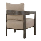 Beige Boucle Accent Chair | Uttermost Sienna