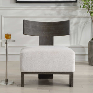   Solid Bent Wood Accent Chair | Oroa.com