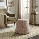 Modern European furniture - Confetti Chenille Ottoman - www.oroa.com