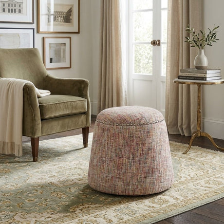 Modern European furniture - Confetti Chenille Ottoman - www.oroa.com