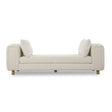 Modern European furniture - White Sheepskin Oversized Bench - www.oroa.com