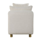 Modern European furniture - White Sheepskin Oversized Bench - www.oroa.com