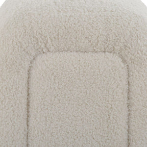   White Sheepskin Oversized Bench | Oroa.com