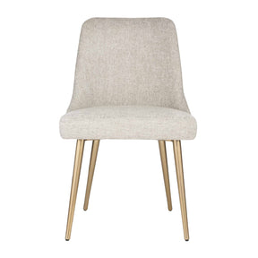 Taupe Fabric Sloped Dining Chair by Uttermost Bramwell