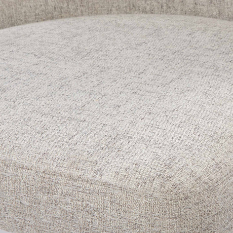 Taupe Fabric Sloped Dining Chair | Uttermost Bramwell