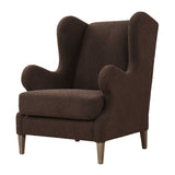 Brown Shearling Accent Chair | Uttermost Serpentine