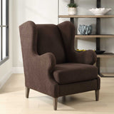 Brown Shearling Accent Chair | Uttermost Serpentine
