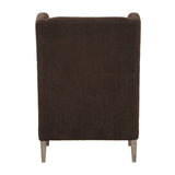 Brown Shearling Accent Chair | Uttermost Serpentine