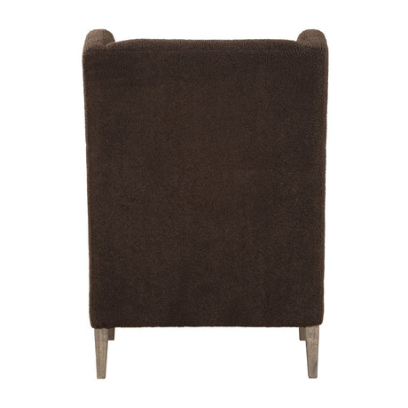 Brown Shearling Accent Chair | Uttermost Serpentine