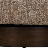Modern European furniture - Brown Barrel Swivel Chair - www.oroa.com