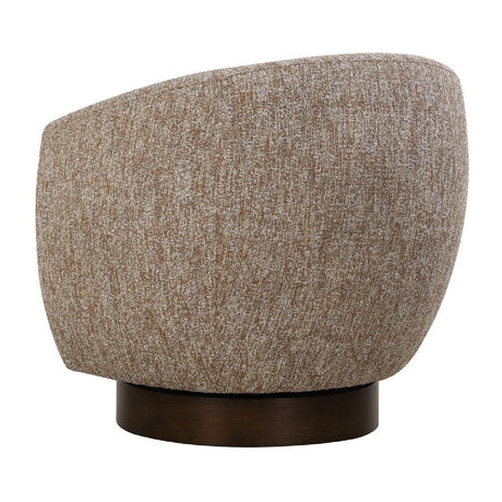 Modern European furniture - Brown Barrel Swivel Chair - www.oroa.com