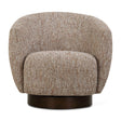 Modern European furniture - Brown Barrel Swivel Chair - www.oroa.com
