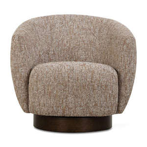   Brown Barrel Swivel Chair | Oroa.com