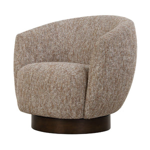   Brown Barrel Swivel Chair | Oroa.com