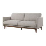 Modern European furniture - Beige Boucle Sofa - www.oroa.com