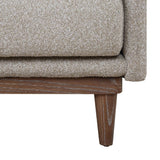Modern European furniture - Beige Boucle Sofa - www.oroa.com