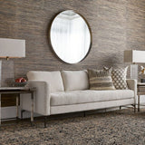 Modern European furniture - Beige Boucle Sofa - www.oroa.com