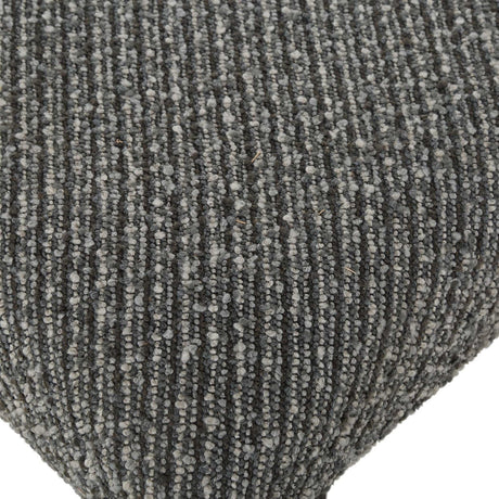 Modern European furniture - Gray Boucle Bench - www.oroa.com