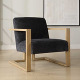 Blue Chenille Accent Chair | Uttermost Suspend