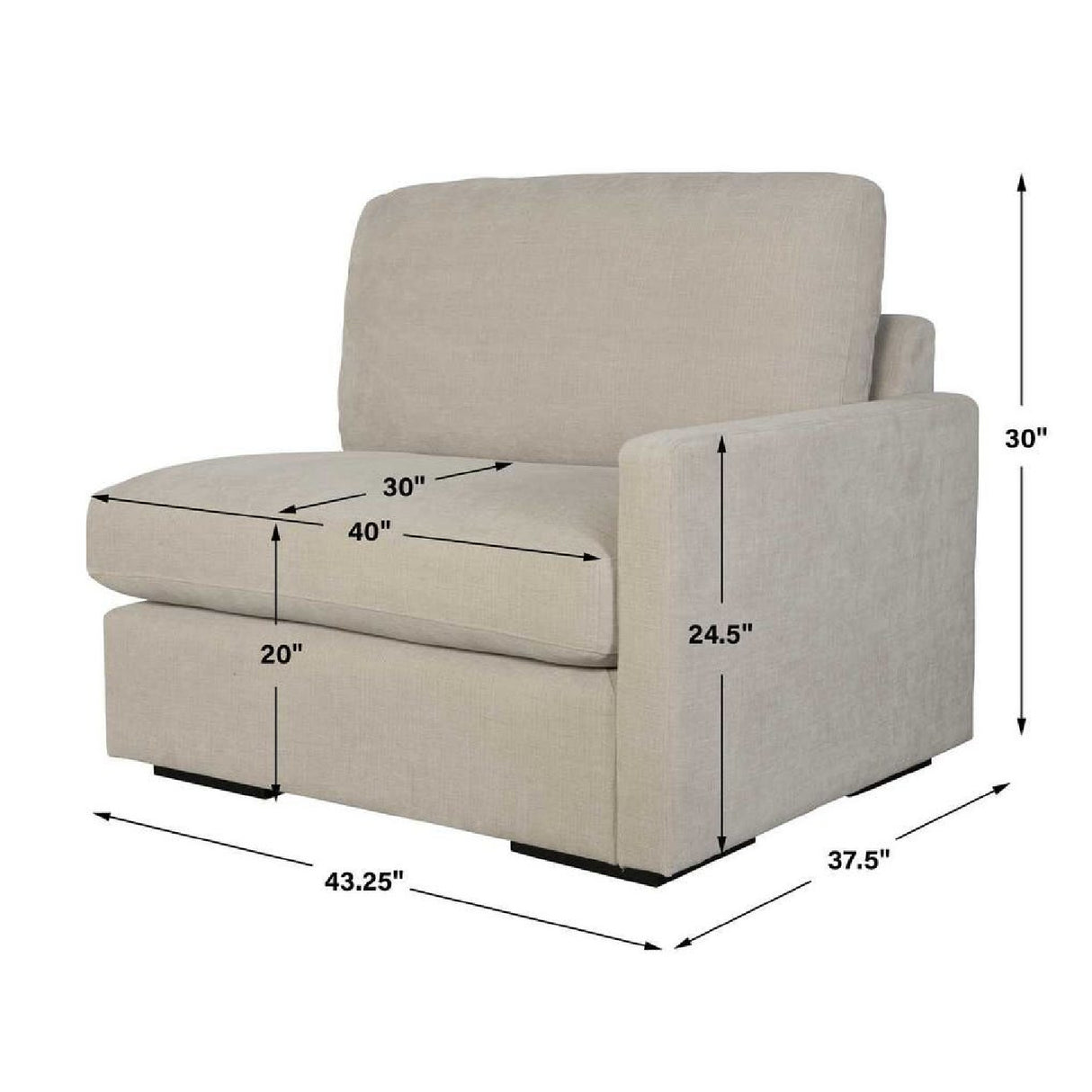   Beige Sectional Sofa | Oroa.com