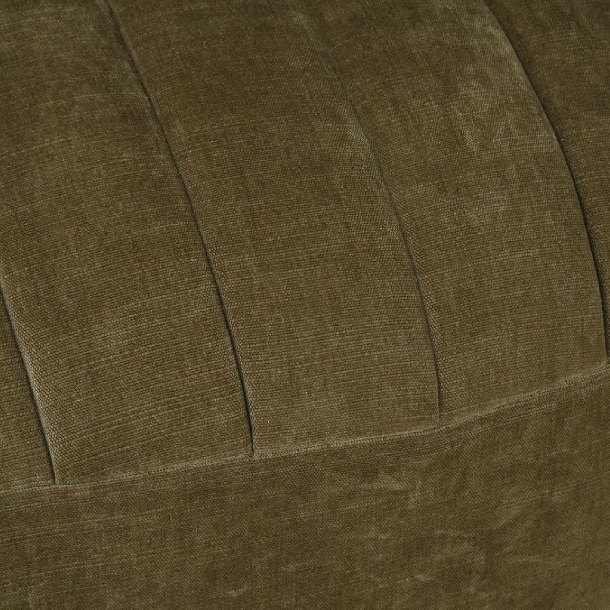   Green Chambray Channeled Swivel Chair | Oroa.com