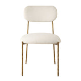 Modern European furniture - White Floating-Back Dining Chairs (2) - www.oroa.com
