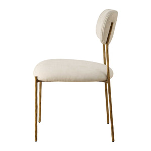  White Floating-Back Dining Chairs (2) | Oroa.com