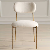 Modern European furniture - White Floating-Back Dining Chairs (2) - www.oroa.com
