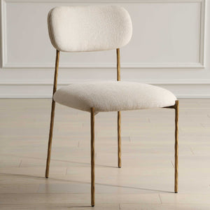   White Floating-Back Dining Chairs (2) | Oroa.com