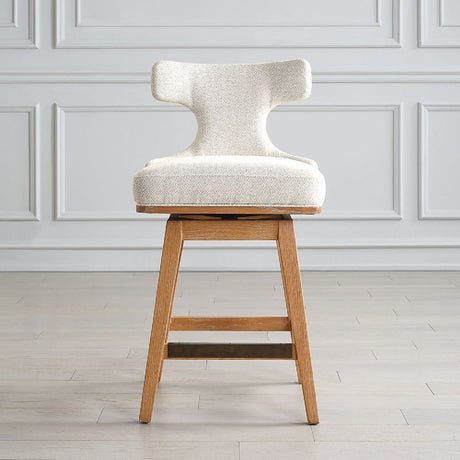   White Swivel Counter Stool | Oroa.com