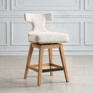   White Swivel Counter Stool | Oroa.com