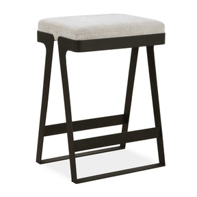 White Boucle Seat Counter Stool by Uttermost Hover