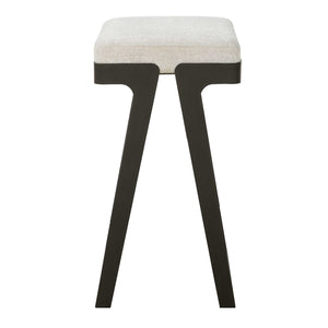   White Boucle Seat Counter Stool | Oroa.com