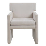 White Velvet Dining Chair | Uttermost Colette