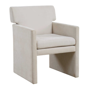   White Velvet Dining Chair | Oroa.com