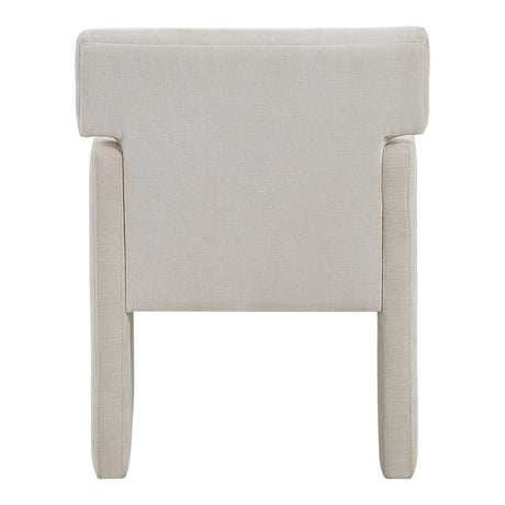White Velvet Dining Chair | Uttermost Colette