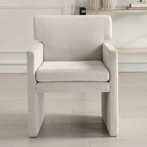   White Velvet Dining Chair | Oroa.com