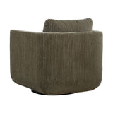 Chenille Rounded Swivel Chair | Uttermost Abound
