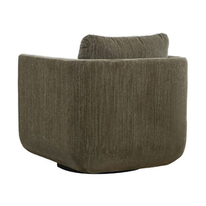   Chenille Rounded Swivel Chair | Oroa.com