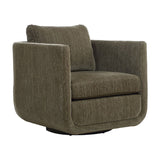 Chenille Rounded Swivel Chair | Uttermost Abound