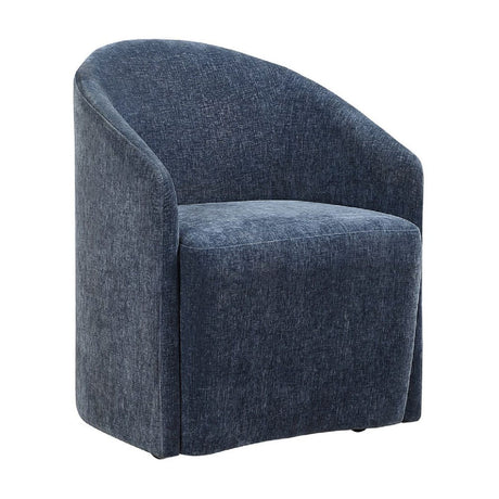 Velvet Dining Chair with Casters | Uttermost Harbor