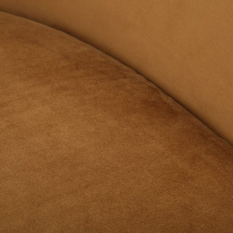 Curved-Back Velvet Swivel Chair | Uttermost DeSoto